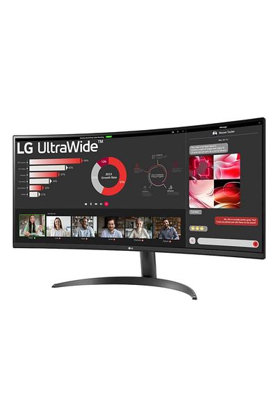 LG Monitor 34 34WR50QK-B.AEU, Curvature: 1800R, Diagonal (inch): 34, Diagonal (cm): 86, Aspect