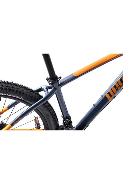 Pegas Drumet S 27.5 inch Bicycle, Orange Gray