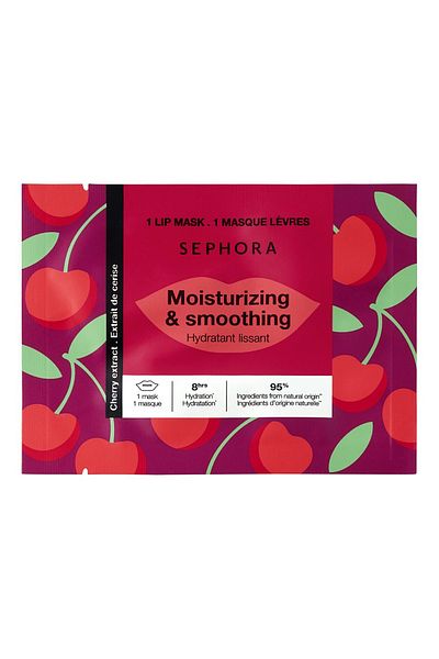 SEPHORA Collection Cherry Lip Mask – Moisturized, Smooth, and Soft Lips in Just 5 Minutes
