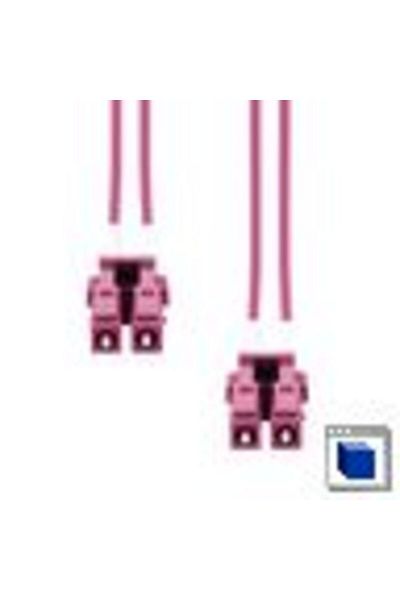 Inna marka Kabel światłowodowy Garbot FO 50/125 OM4 LC/LC-PC fioletowy 5m, B-01-10305