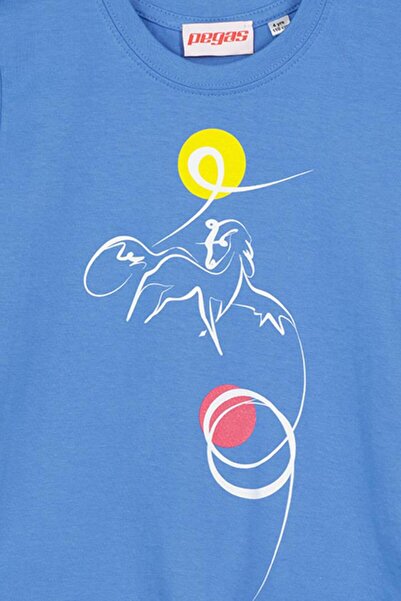 Pegas Tshirt Casual C Cal Azure-12