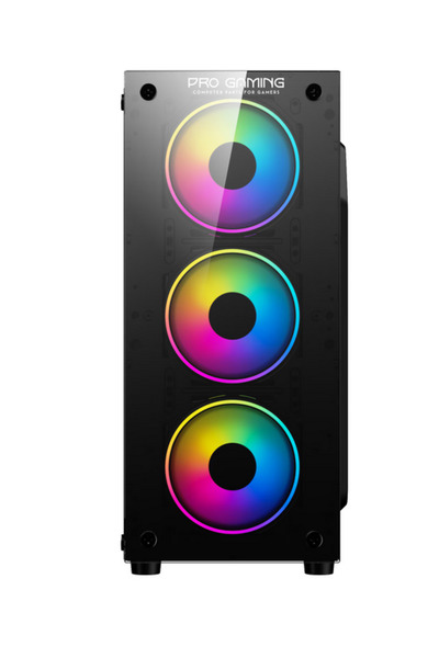 Pro GaminG Element Mid Tower Case Argb Black