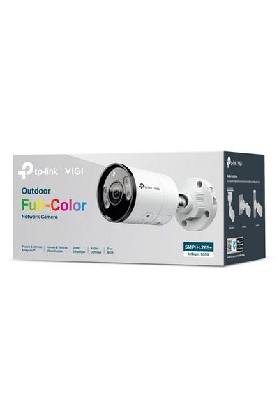 TP-LINK VIGI InSight S355 Bullet IP Camera, 5MP, 2.8mm Lens, IR+WL 30m, 2880 video resolution