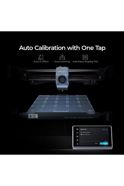 Creality K1C 3D Printer, (Carbon Printing) FDM Technology, Printing Speed 600mm/s, Precision