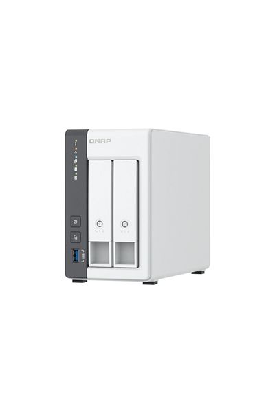 Qnap NAS 216G 2-Bay, CPU ARM 2.0GHz Quad core, RAM 4GB, 2.5/3.5 SATA 6Gbps HDD (neincluse),