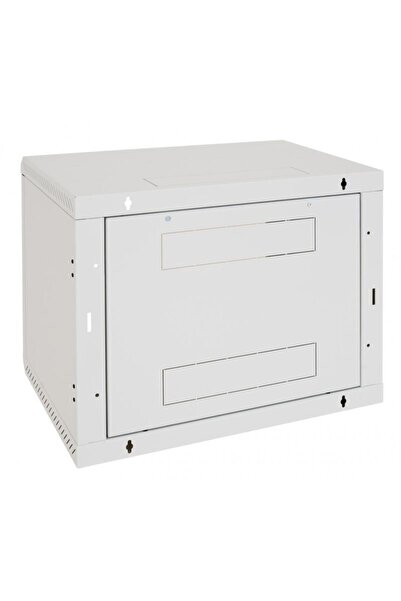 TRITON Rack de perete 6U, 500mm, cu ușă de sticlă, blocabil, IP30, gri