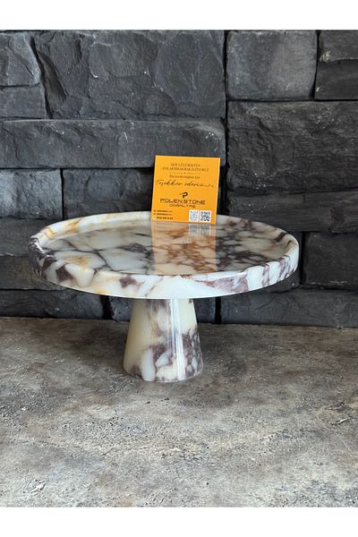 Polen Stone Violet Marble Presentation Tray |   25X20Cm