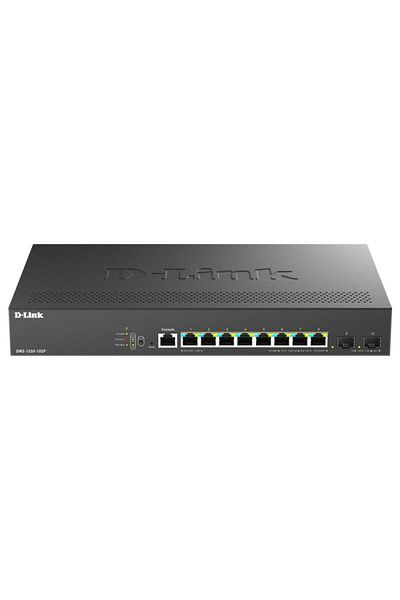 D-Link Switch DMS-1250-10SP , 8 porturi Gigabit, 2 porturi SFP+, Protocol 802.1D STP 802.1s MST