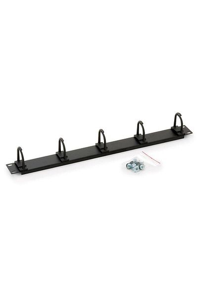 TRITON Organizator cabluri orizontal 1U,5 x small click-in ring 35x30 mm