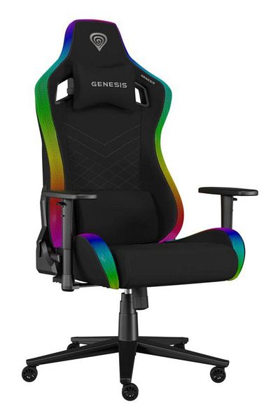 Genesis TRIT 660 gaming chair, textile material, RGB lighting, height adjustable, weight m