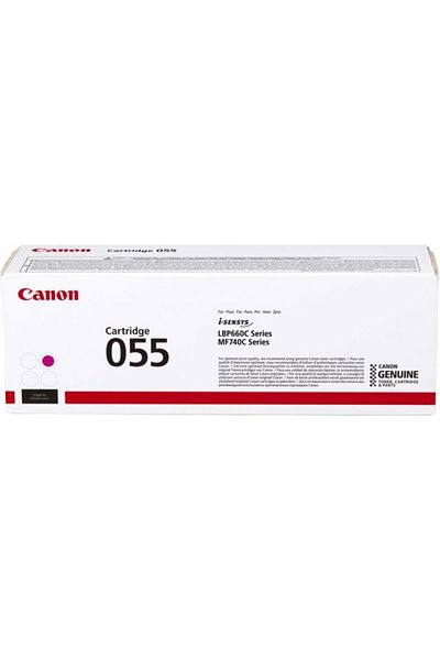 Canon Toner CRG055M Magenta capacity 2.1k pages, for LBP66x, MF74x.