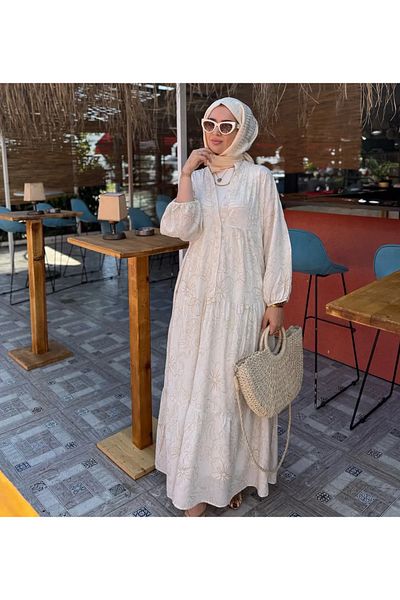 Oxygen Scarfs Women's Linen Linen Breeze Hijab Dress