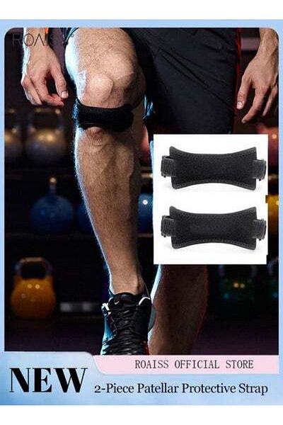 ROAISS Thickened Pad&Wide Patella Knee Strap Pain Relief Patellar Tendon Support Adjustable Knee Pads