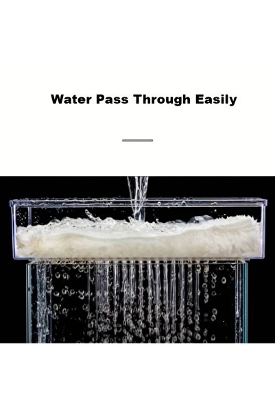 AMORE 60gr Silikonsuz 66cm x 90cm Filtre Elyafı Soffice, Akvaryum Bakteri Kültürü 50cc