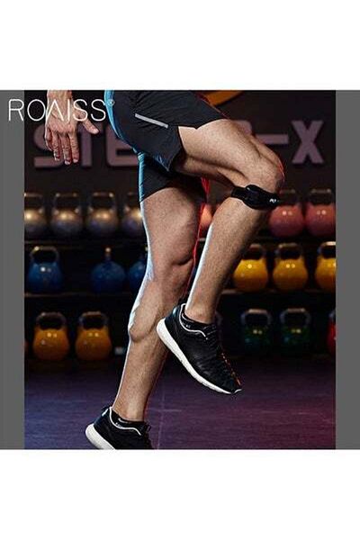 ROAISS Thickened Pad&Wide Patella Knee Strap Pain Relief Patellar Tendon Support Adjustable Knee Pads