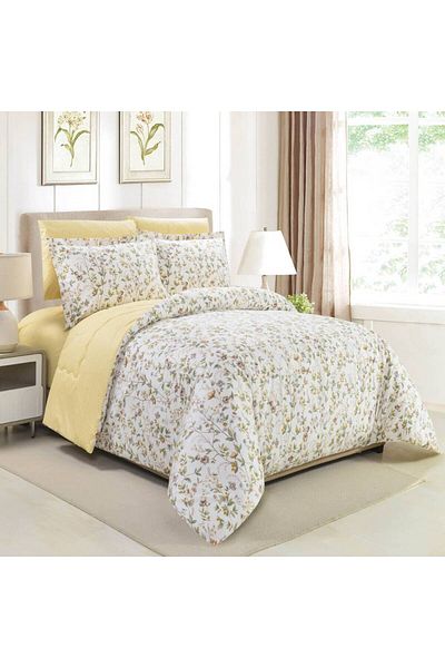 Sleep Blue Rawaa Summer Double Cotton Bed Quilt, 6 Pieces