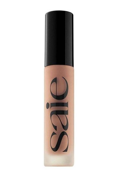 SAIE Glowy Super Skin Tint Foundation with Hyaluronic Acid, 18 Medium/Tan Neutral Undertones 30ml
