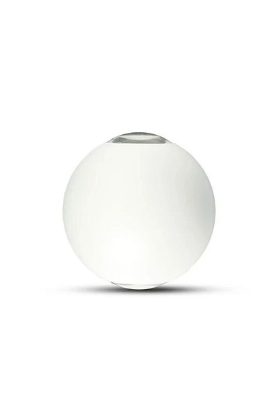 LUXXO LED Indoor/Outdoor Wall Light, Dust/Moisture Resistant, IP65, White 2, 2x3W