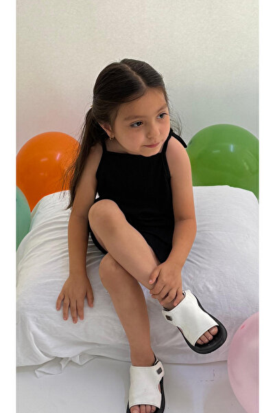 haha Strappy Crop for Girls - Shorts Set