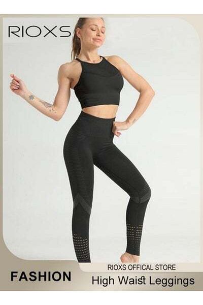 RIOXS Women's Joggers Pants,Comfy High Waisted Trousers,Lightweight Athletic Leggings Pants