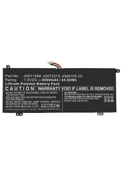 CoreParts Bateria do Laptopa Toshiba CoreParts, Li-ion 46Wh 7.6V 6000mAh, Czarna, MBXTO-BA0066