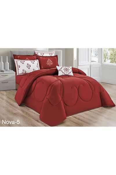 Moon Double bedspread with a patterned design to add beauty and elegance to your room, made of microfiber, size 230*250 cm