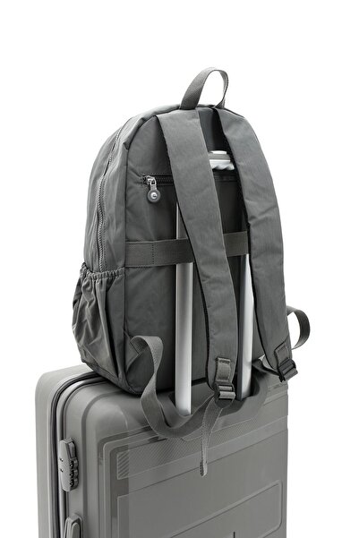 H&D COLLECTİON Unisex Water Resistant Fabric Large Size School Travel Backpack with Laptop Compartment 3016