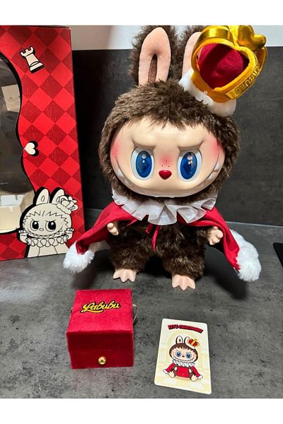 JPT Labubu original toy King red -contains ring box 40cm