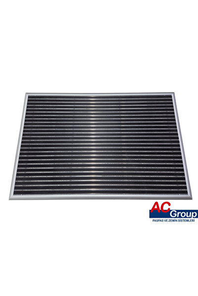 ACGROUP Kauçuk Üst Yüzeyli Alüminyum Paspas
