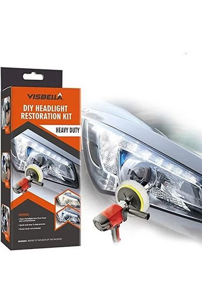 OEM Kit de lustruire faruri, Kit auto, Discuri de curățare incluse, Visbella