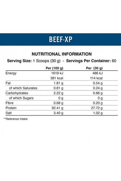 applied nutrition Applied Beef XP Protein Beef Apple & Cherry Flavor 1.8 kg + Creatine Monohydrate 60 Servings