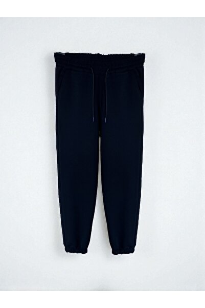 FORMO Γυναικείο μαύρο βαμβακερό παντελόνι με τσέπες υψηλής ποιότητας ελαστικό...