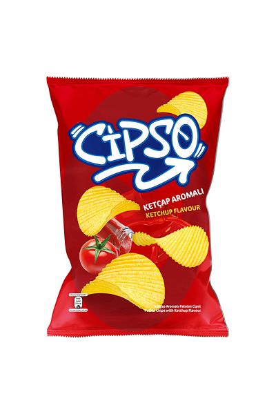 Cipso رقائق البطاطس سوبر باي بنكهة الكاتشب 160 جرام
