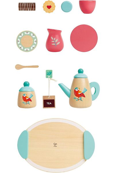 Hape Tea Time Wooden Play Set E3207