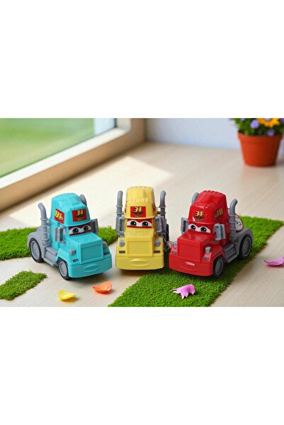 e-life shop مجموعة ألعاب شاحنة سباق GT34 Race Friction Truck Cup - شاحنة سباق...