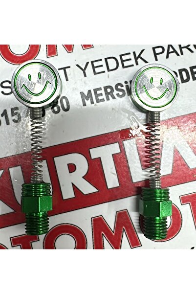 MTO Cg Motosiklet Ayna Süsleme 10mm Düz Diş Yeşil