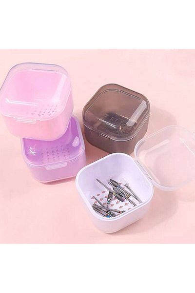global fashion Sterilization box for manicure cutters, white