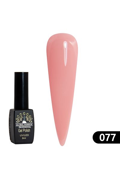 global fashion Oja semipermanenta BLACK ELITE, Global Fashion 8 ml, 077