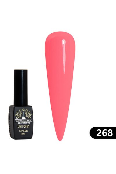 global fashion Oja semipermanenta BLACK ELITE, Global Fashion 8 ml, 268