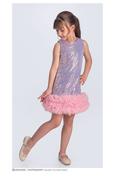 Little Pumpkin Παιδικό βραδινό φόρεμα με παγιέτες Tutu, φόρεμα ειδικής περίστασης (ΠΕΡΙΛΑΜΒΑΝΕΤΑΙ ΤΗΣ ΣΤΕφάνης)