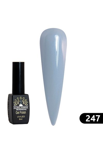 global fashion Oja semipermanenta BLACK ELITE, Global Fashion 8 ml, 247