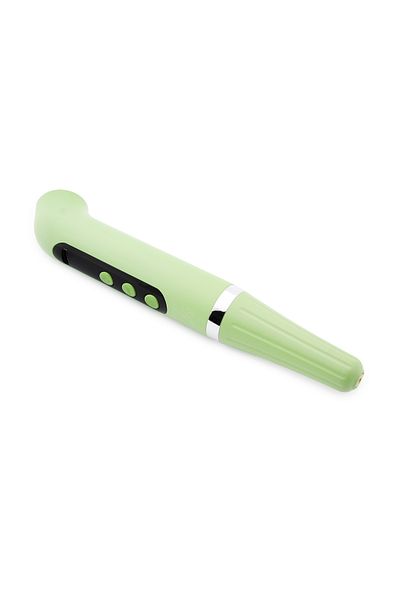 global fashion Electric manicure file, battery-operated JF-102B, 25000 rpm, 2 in 1, with 12W LED/UV lamp, green