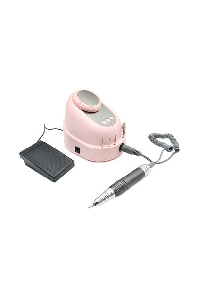 global fashion Electric file for manicure and pedicure 35000 rpm, 68W GF210, pink with gray