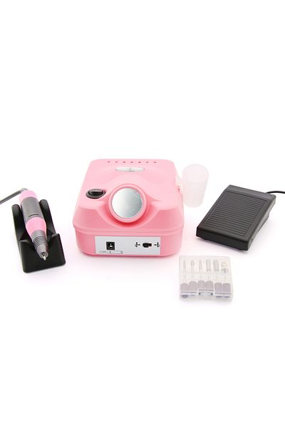 global fashion Bee Nails electric manicure and pedicure file, BN-335, 65w, 45000 rpm, pink