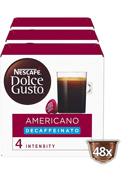 Nescafé Dolce Gusto كبسولات قهوة نسكافيه دولتشي جوستو أمريكانو منزوعة الكافيي...