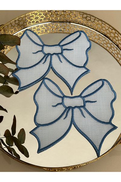 Home Sibelarthome Bow Model 2-Pack Coffee Side Presentation Napkin
