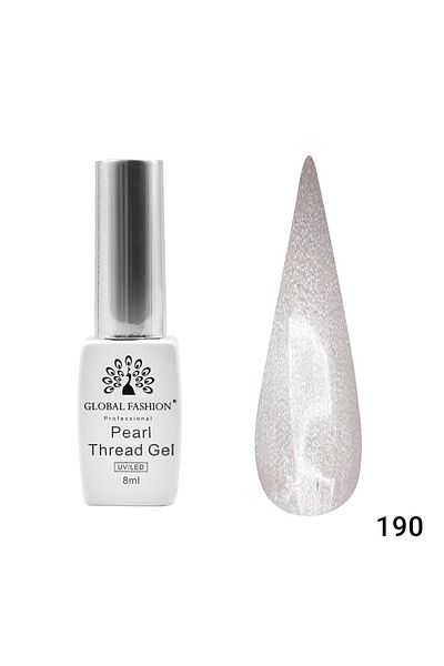 global fashion Oja semipermanenta Pearl Thread 8ml, 190
