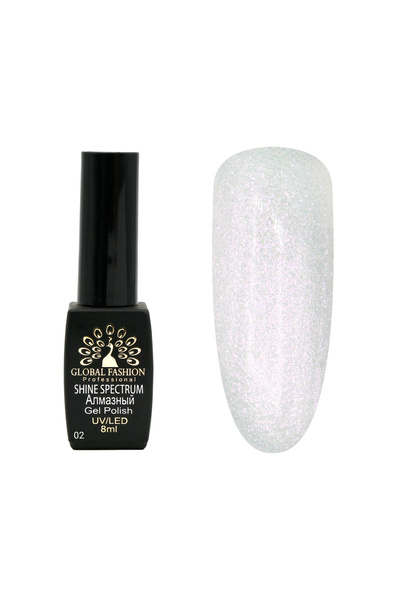 global fashion Semi-permanent nail polish Shine Star 8ml, 02