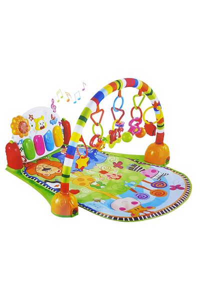 rexa Baby Playmat Intelligent Piano Gym – Infant Activity Music Mat with Toys & Light-Up Keys