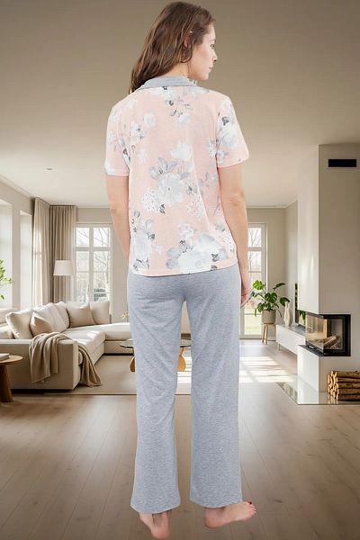 PayBuy Women's Floral Cotton Knitted Pajamas Set Comfortable Home Wear Set Stylish Appearance for Daily Use